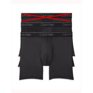 Calvin Klein Men's 3-Pack Microfiber Stretch Boxer Briefs Underwear Small 28-30